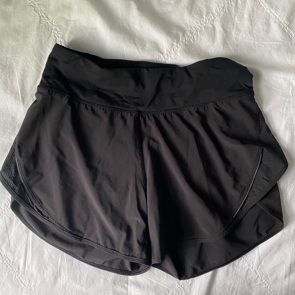 Lululemon high rise running shorts
